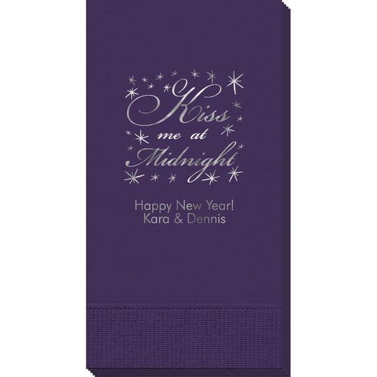 Kiss Me At Midnight Guest Towels